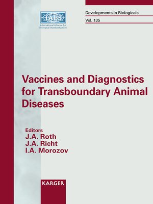 cover image of Vaccines and Diagnostics for Transboundary Animal Diseases